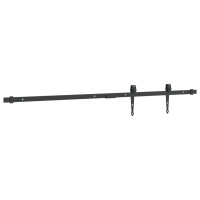 Produktbild för Mini skjutdörrsbeslag 122 cm kolstål
