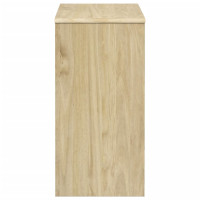 Produktbild för Konsolbord SAUDA ek 89,5x36,5x73 cm massiv furu
