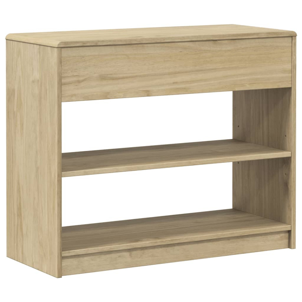 Produktbild för Konsolbord SAUDA ek 89,5x36,5x73 cm massiv furu