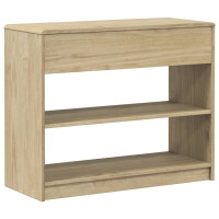 Produktbild för Konsolbord SAUDA ek 89,5x36,5x73 cm massiv furu