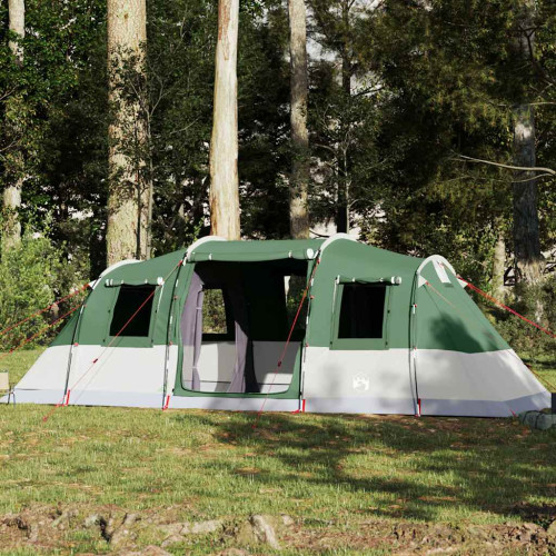 vidaXL Campingtält tunnel 6 personer grön vattentätt