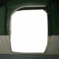 Produktbild för Campingtält tunnel 5 personer grön vattentätt