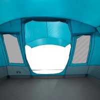 Produktbild för Campingtält tunnel 5 personer blå vattentätt