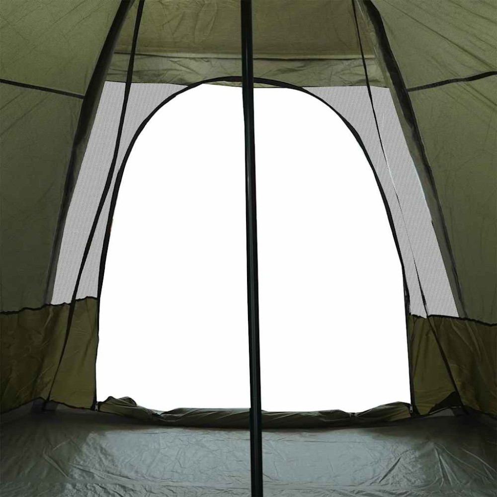 Produktbild för Familjetält tipi 6 personer brun vattentätt