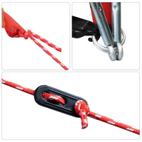 Produktbild för Familjetält tipi 8 personer grön vattentätt