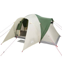 Produktbild för Familjetält kupol 6 personer grön vattentätt