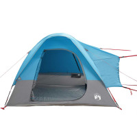 Produktbild för Biltält 4 personer blå vattentätt
