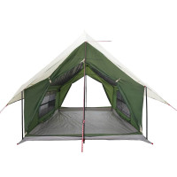 Produktbild för Campingtält 5 personer grön vattentätt