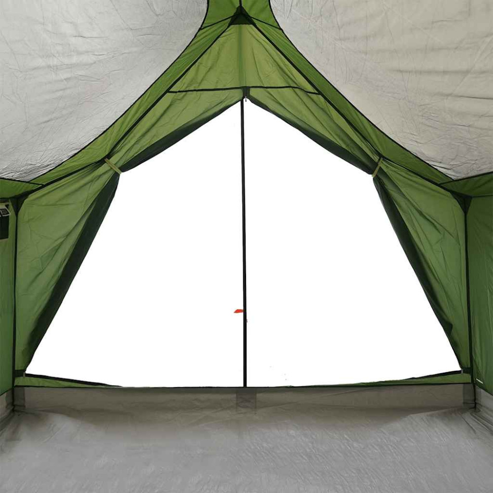 Produktbild för Campingtält 5 personer grön vattentätt