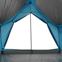 Produktbild för Campingtält 5 personer blå vattentätt