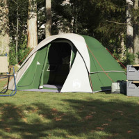 Produktbild för Campingtält 4 personer grön vattentätt