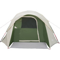 Produktbild för Campingtält 4 personer grön vattentätt