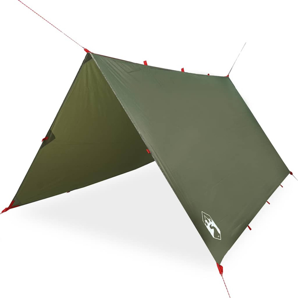 Produktbild för Tarp olivgrön 306x306 cm vattentät