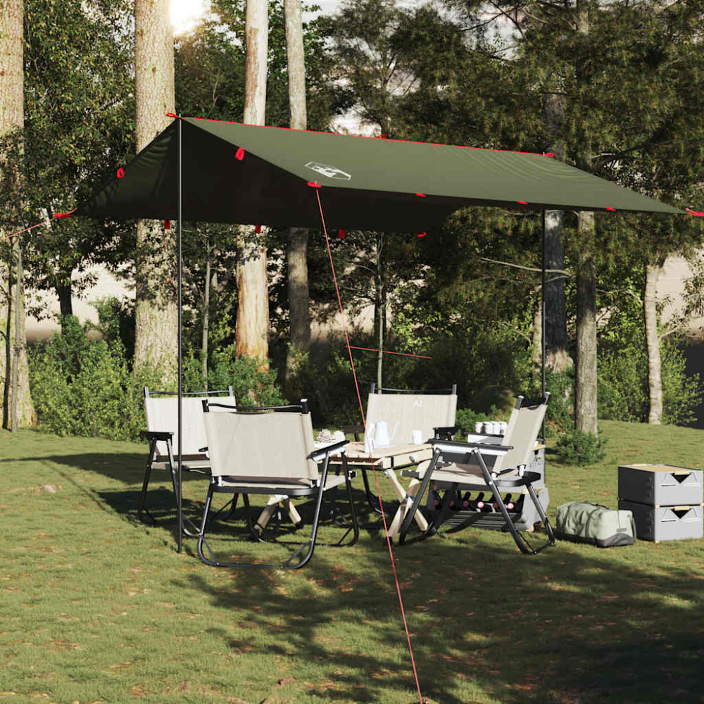 Produktbild för Tarp olivgrön 306x306 cm vattentät