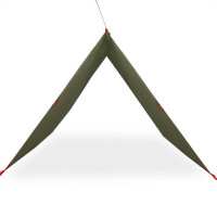 Produktbild för Tarp olivgrön 306x306 cm vattentät