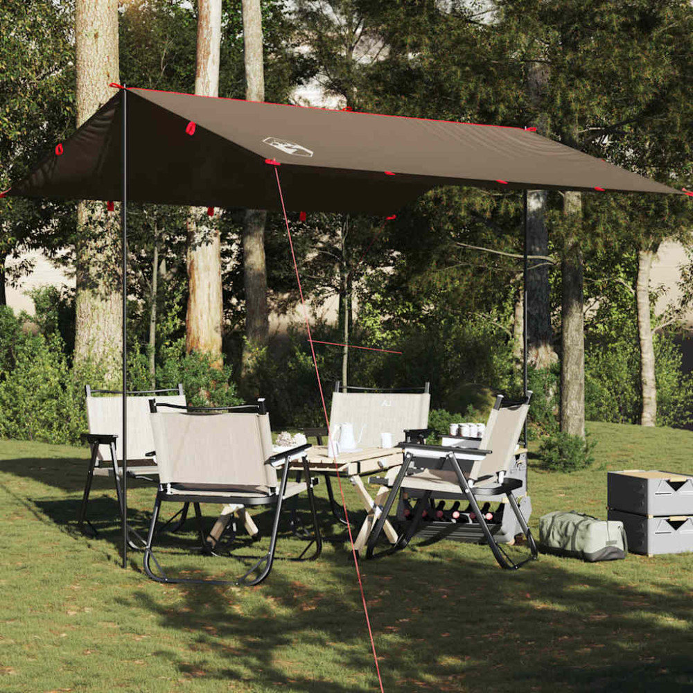 Produktbild för Tarp brun 306x306 cm vattentät