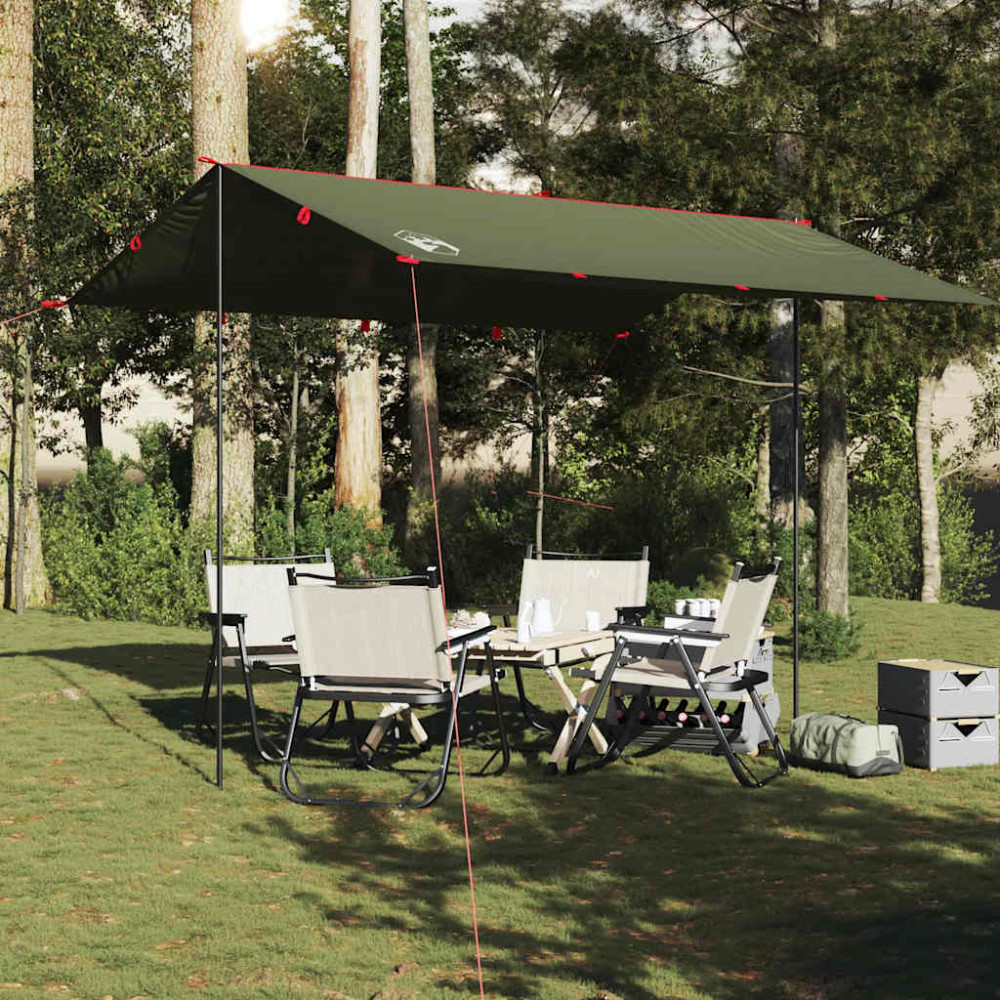 Produktbild för Tarp olivgrön 366x306 cm vattentät