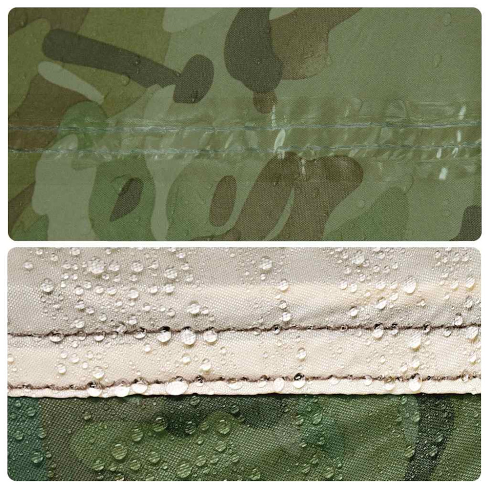 Produktbild för Tarp kamouflage 366x306 cm vattentät
