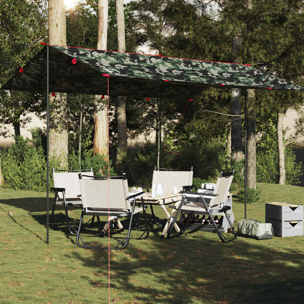 Produktbild för Tarp kamouflage 406x306 cm vattentät