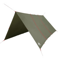 Produktbild för Tarp olivgrön 451x420 cm vattentät