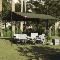 Produktbild för Tarp olivgrön 451x420 cm vattentät