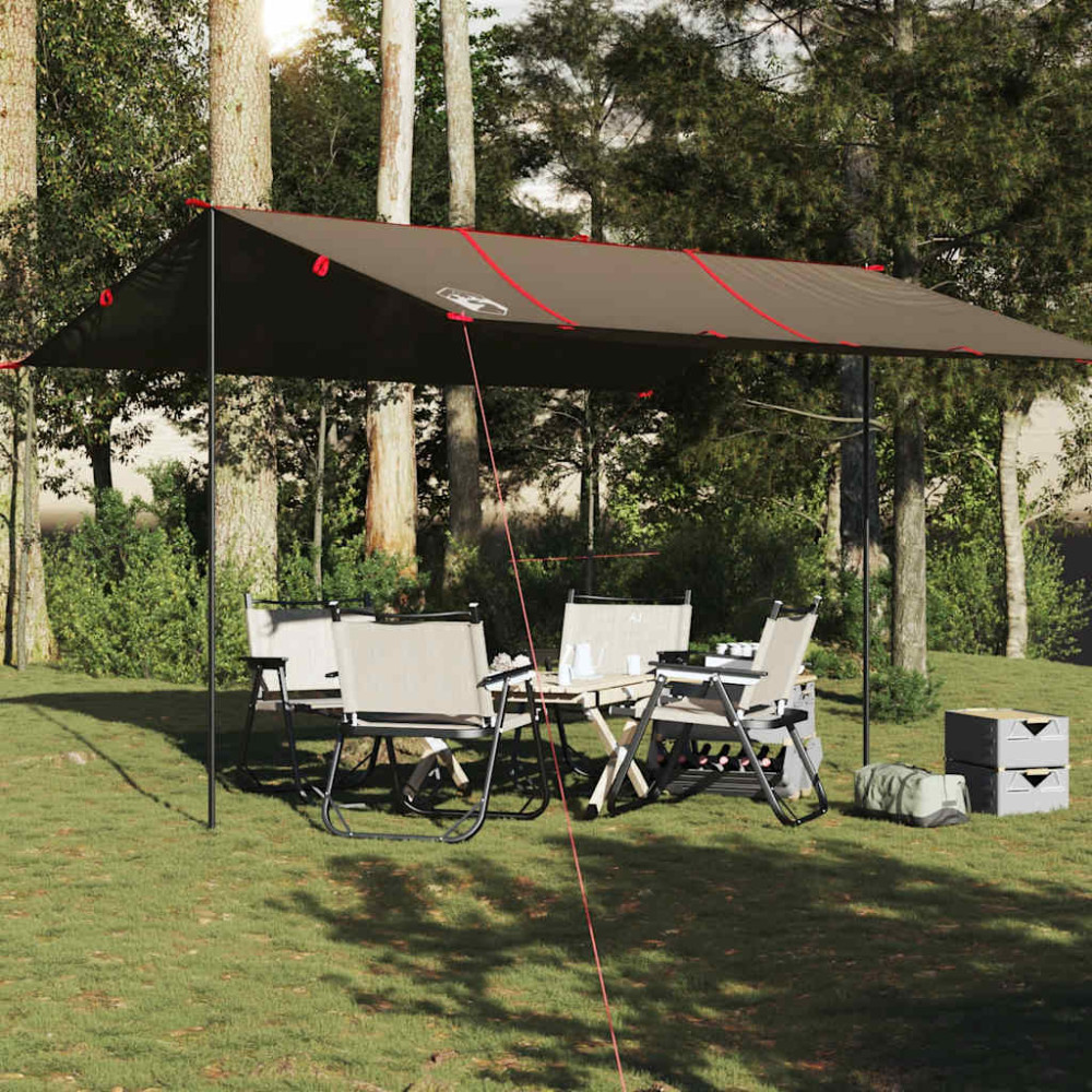 Produktbild för Tarp brun 451x420 cm vattentät