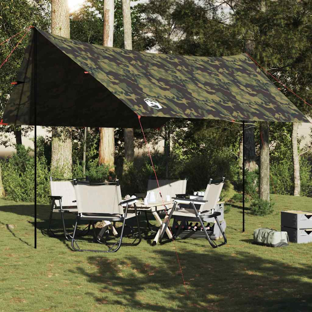 Produktbild för Tarp kamouflage 438x376x212 cm vattentät