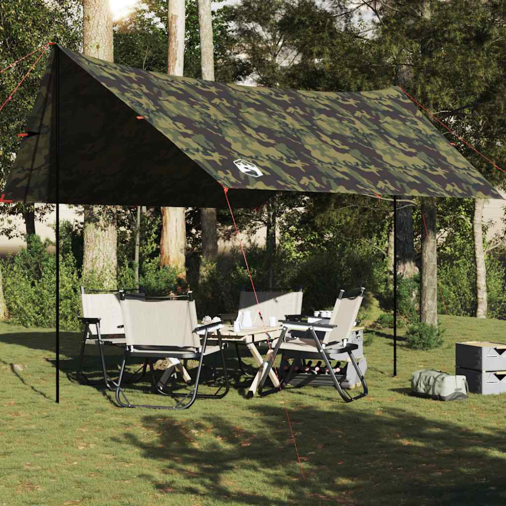 Produktbild för Tarp kamouflage 462x306x211 cm vattentät