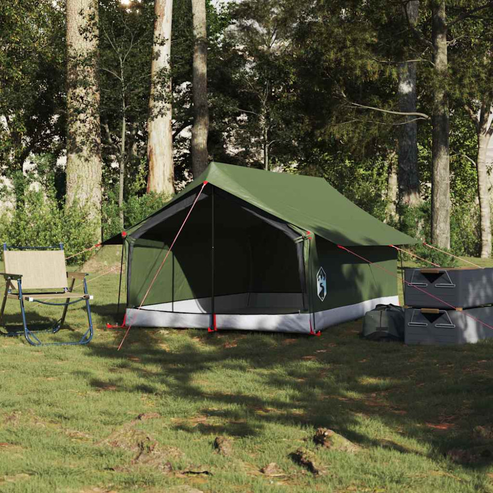 Produktbild för Campingtält 2 personer olivgrön vattentätt