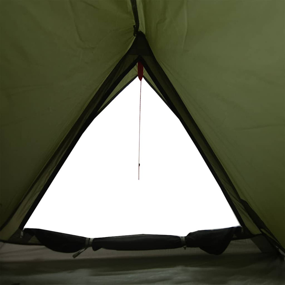 Produktbild för Campingtält 2 personer olivgrön vattentätt