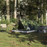 Produktbild för Campingtält 2 personer kamouflage vattentätt