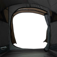 Produktbild för Campingtält tunnel 3 personer brun vattentätt