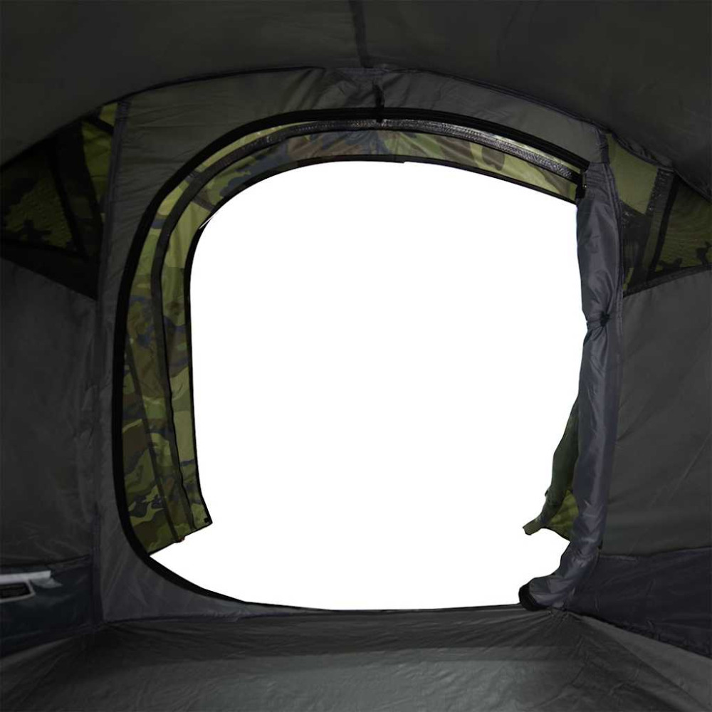 Produktbild för Campingtält tunnel 2 personer kamouflage vattentätt