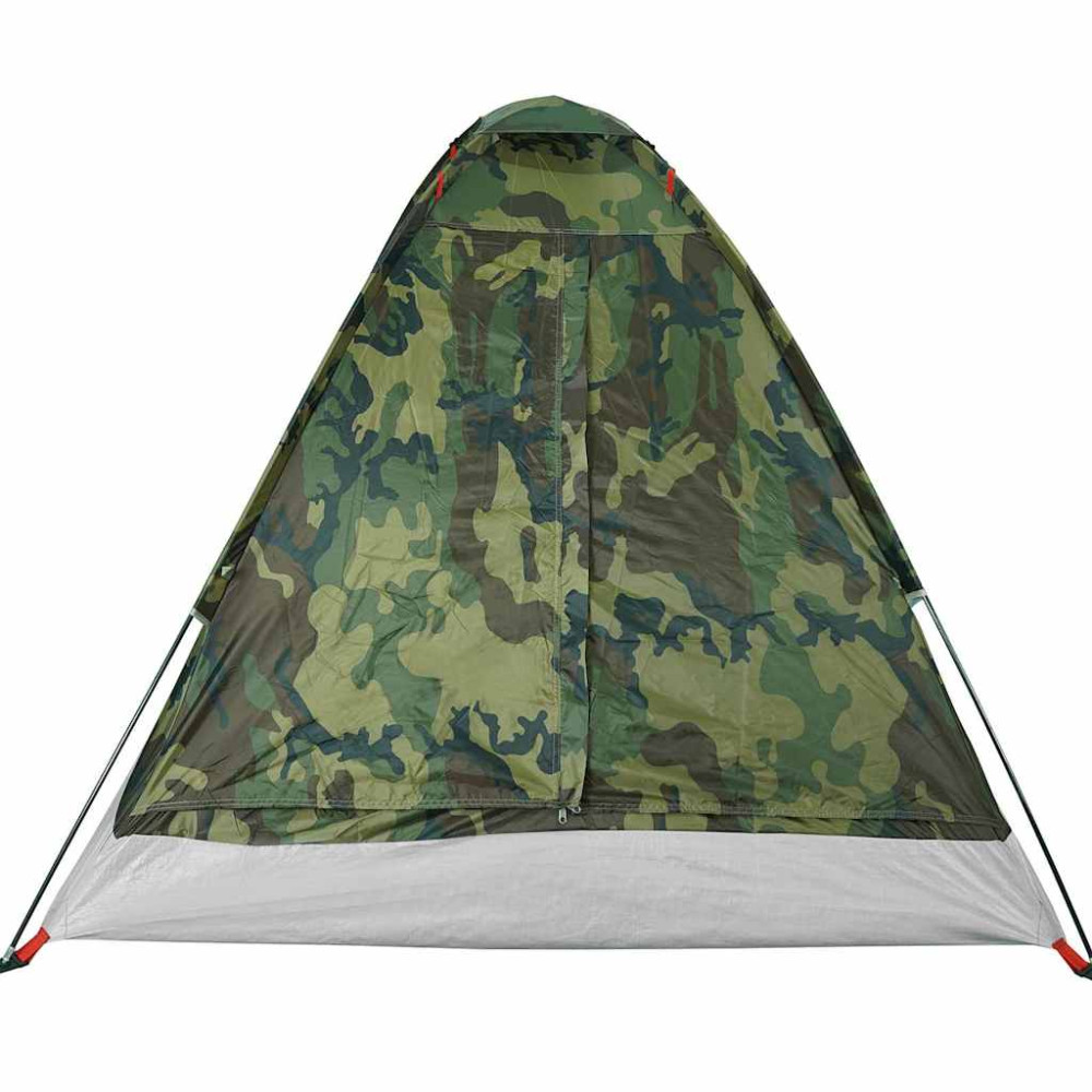 Produktbild för Kupoltält 2 personer kamouflage vattentätt
