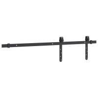 Produktbild för Skjutdörrsbeslag för skåp 91 cm kolstål