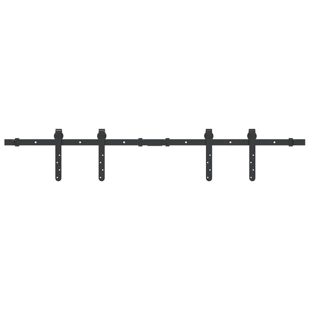 Produktbild för Skjutdörrsbeslag 122 cm kolstål