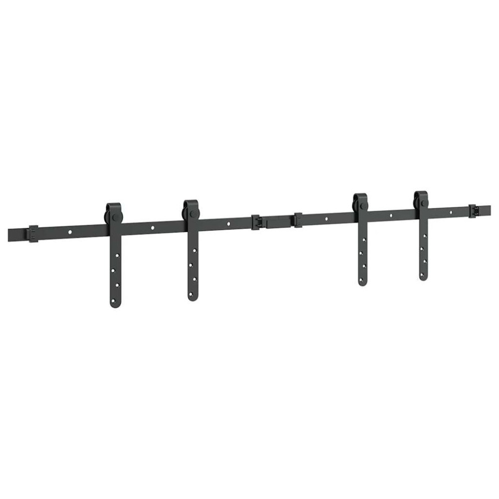 Produktbild för Skjutdörrsbeslag 122 cm kolstål