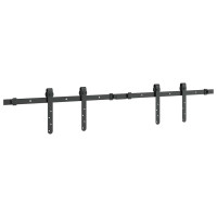 Produktbild för Skjutdörrsbeslag 122 cm kolstål