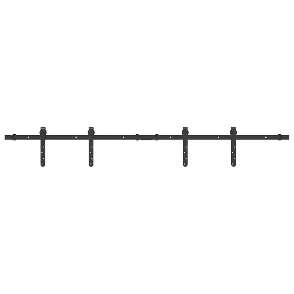 Produktbild för Skjutdörrsbeslag för skåp 152 cm kolstål