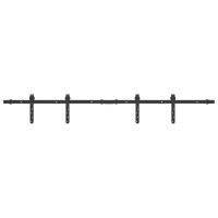 Produktbild för Skjutdörrsbeslag för skåp 152 cm kolstål