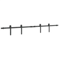 Produktbild för Skjutdörrsbeslag för skåp 152 cm kolstål