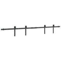 Produktbild för Skjutdörrsbeslag för skåp 152 cm kolstål