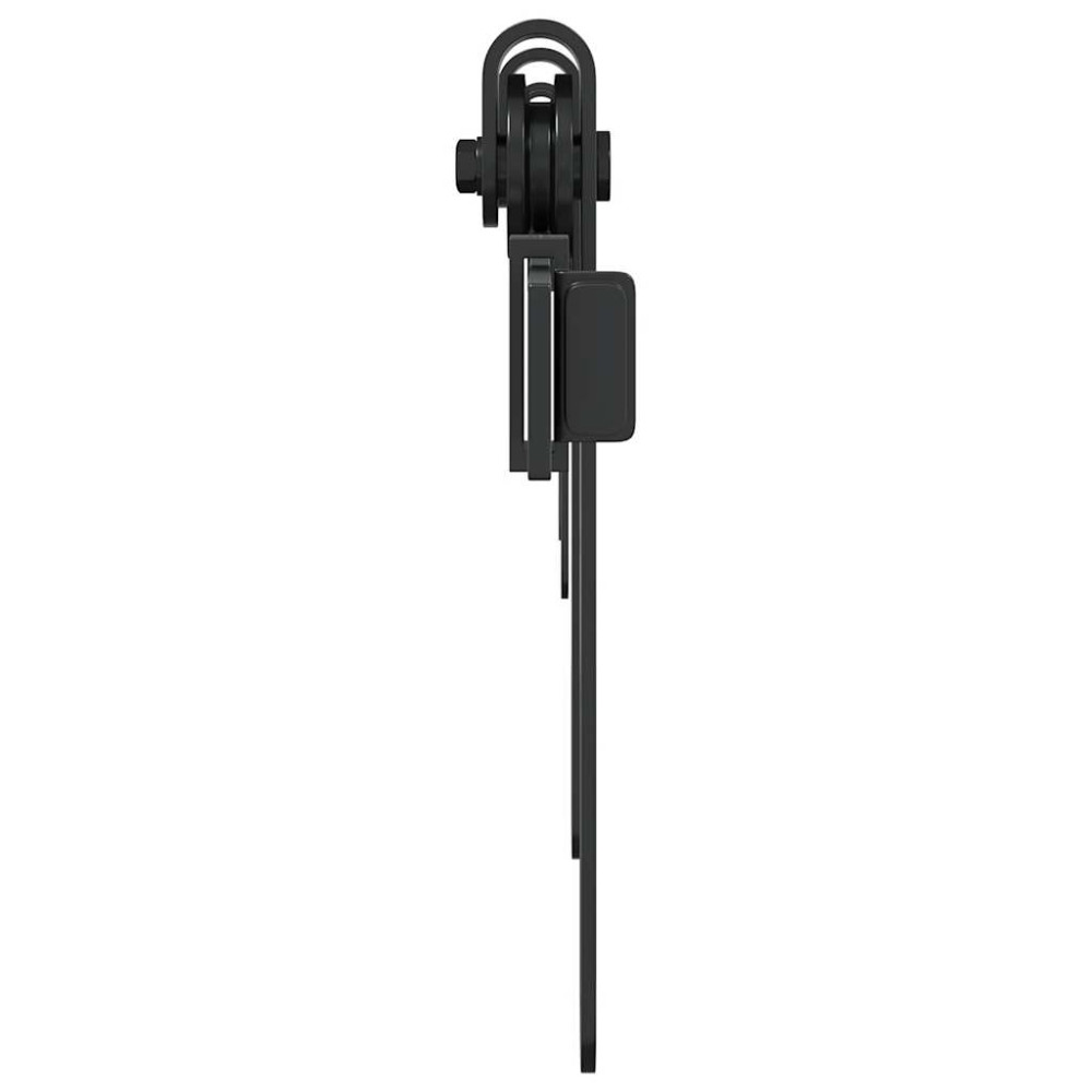 Produktbild för Skjutdörrsbeslag för skåp 183 cm kolstål