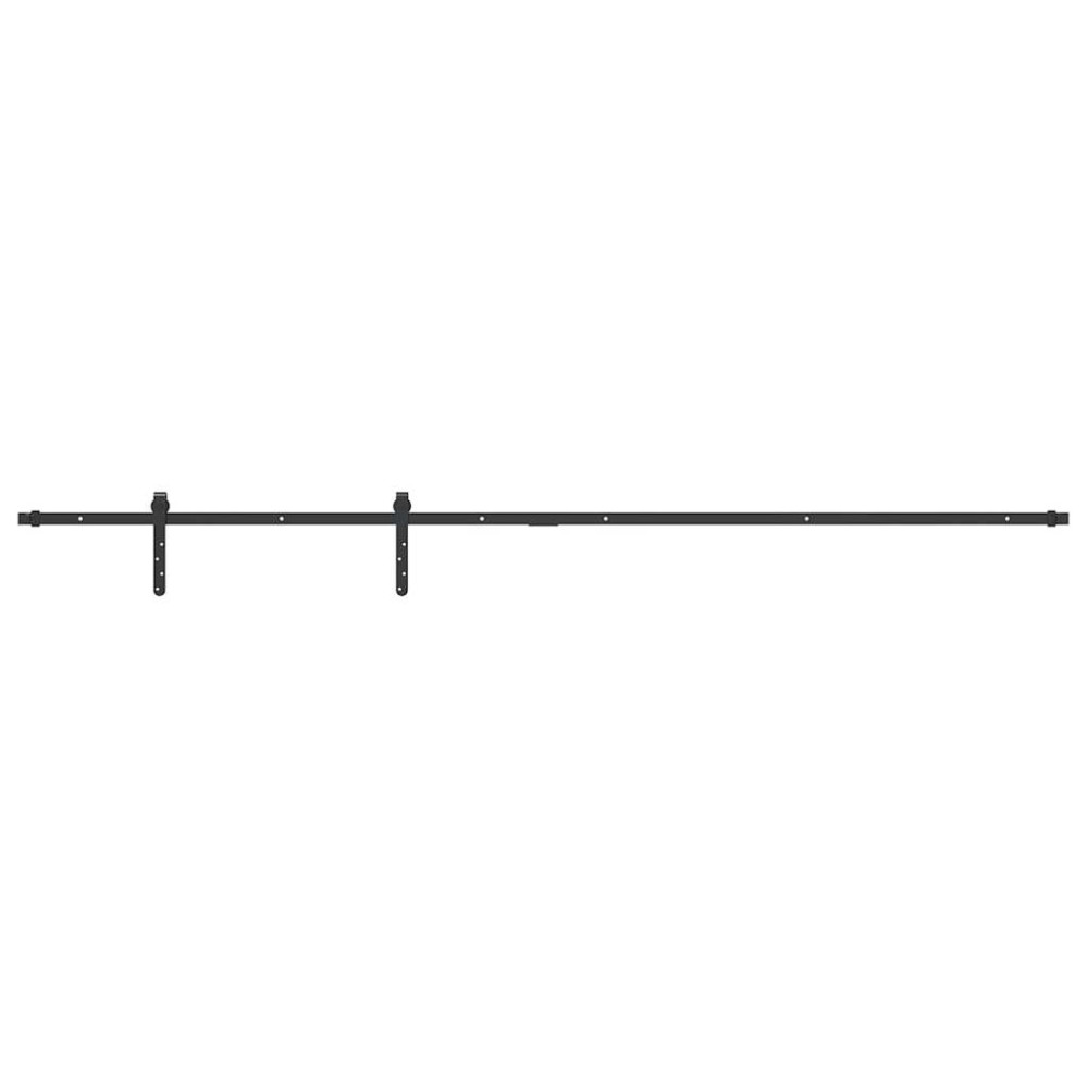 Produktbild för Skjutdörrsbeslag för skåp 213 cm kolstål