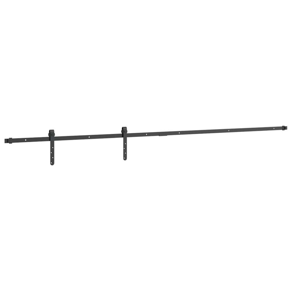 Produktbild för Skjutdörrsbeslag för skåp 213 cm kolstål