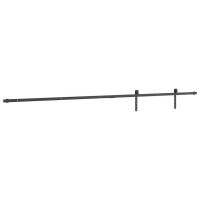 Produktbild för Skjutdörrsbeslag för skåp 213 cm kolstål