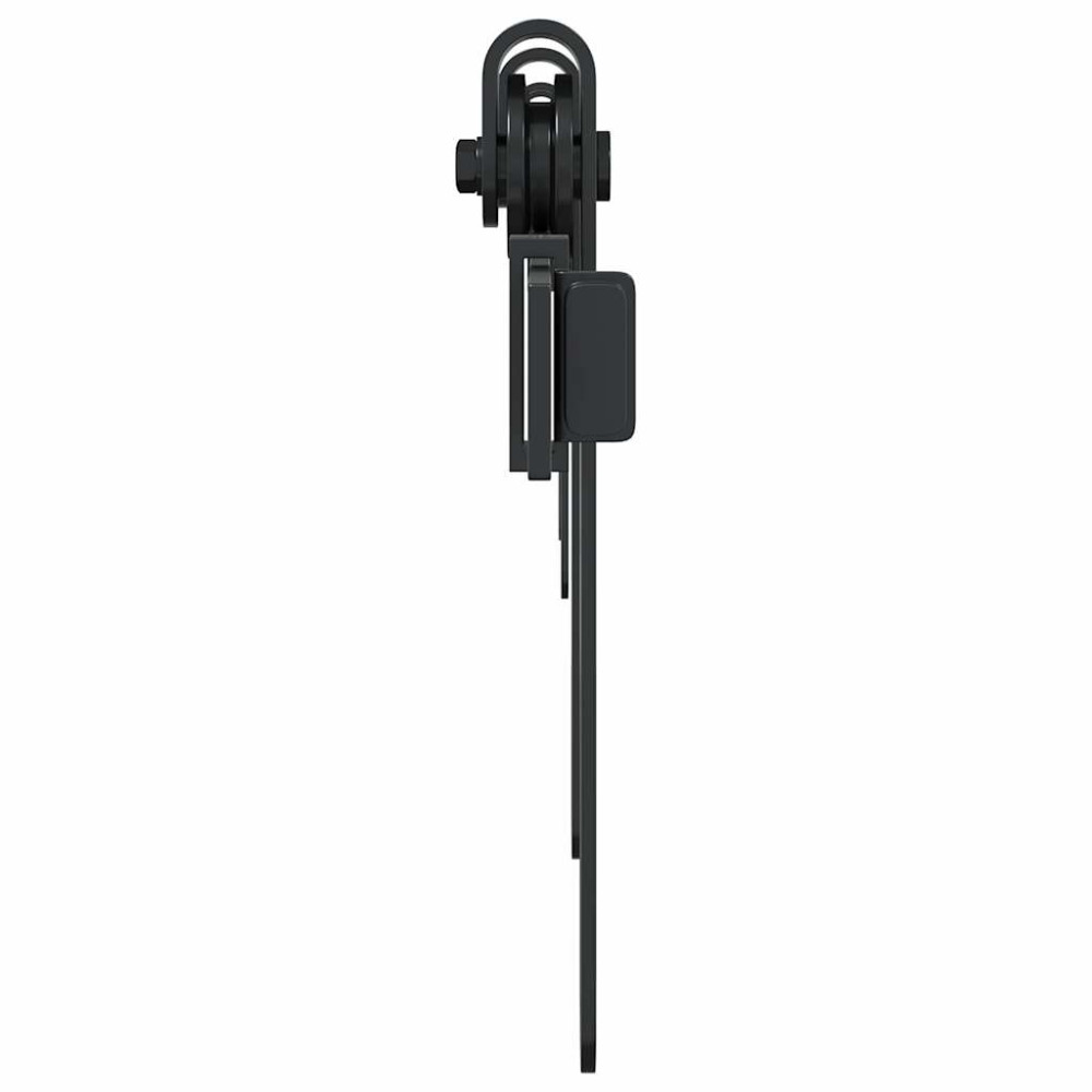 Produktbild för Skjutdörrsbeslag för skåp 213 cm kolstål