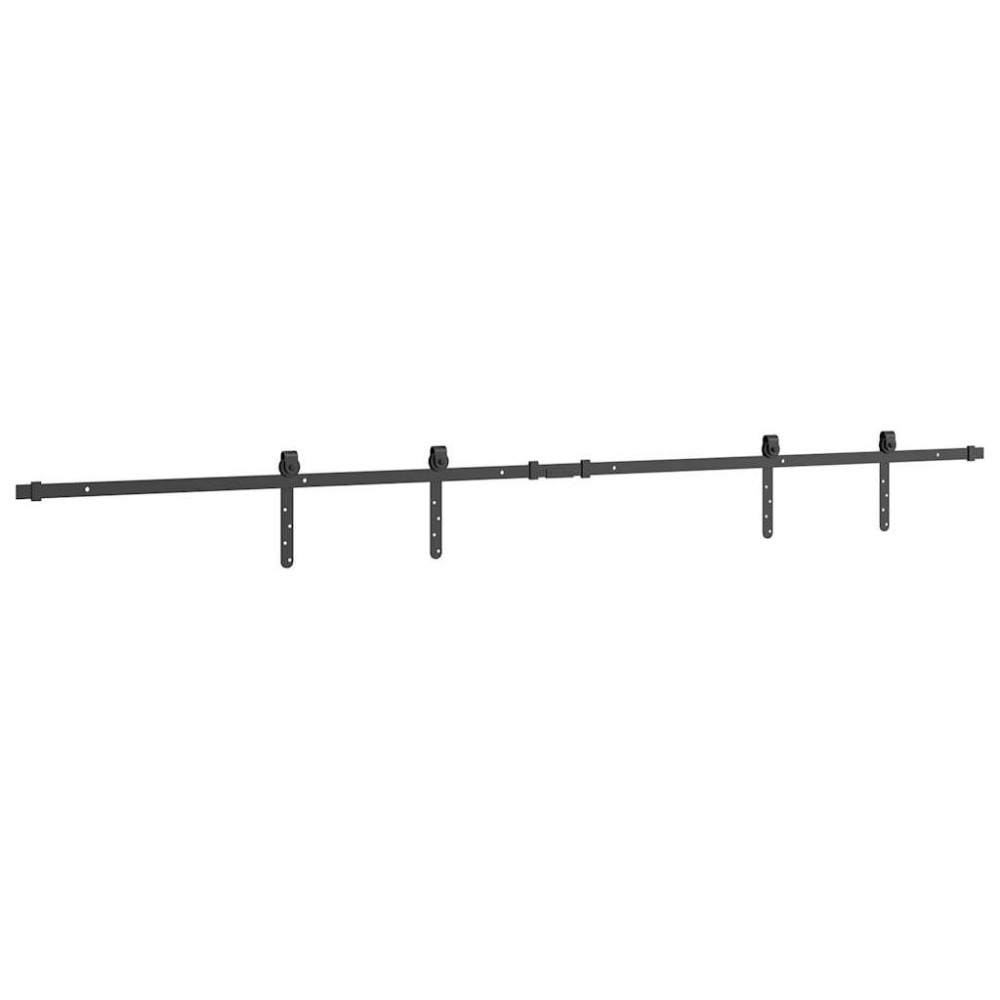 Produktbild för Skjutdörrsbeslag för skåp 213 cm kolstål