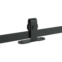 Produktbild för Skjutdörrsbeslag för skåp 91 cm kolstål