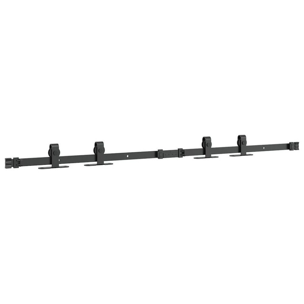 Produktbild för Skjutdörrsbeslag 122 cm kolstål